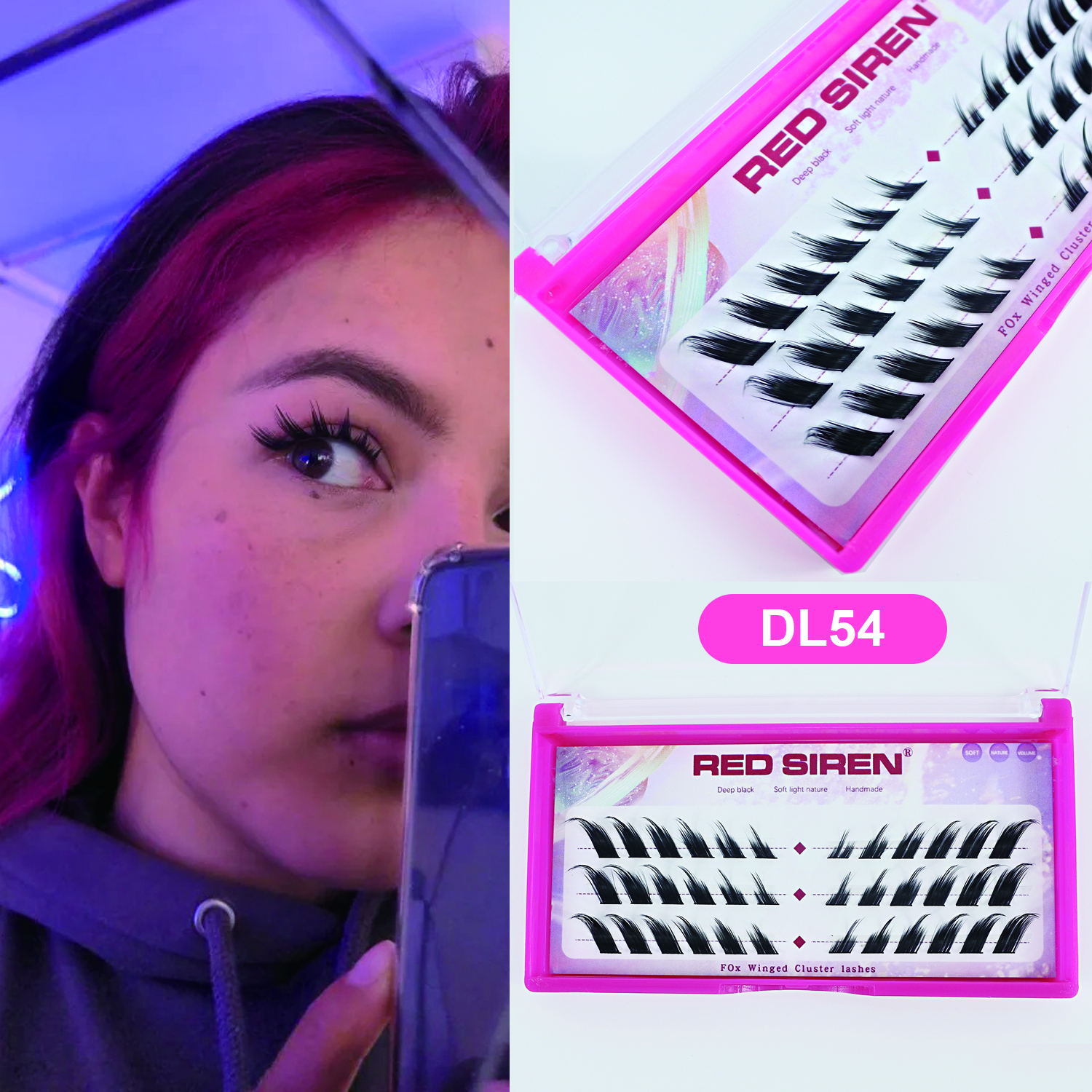 Left/Right Cat Eye Eyelash Ext - Eyelash Extension Fox Eye recensione e prezzo