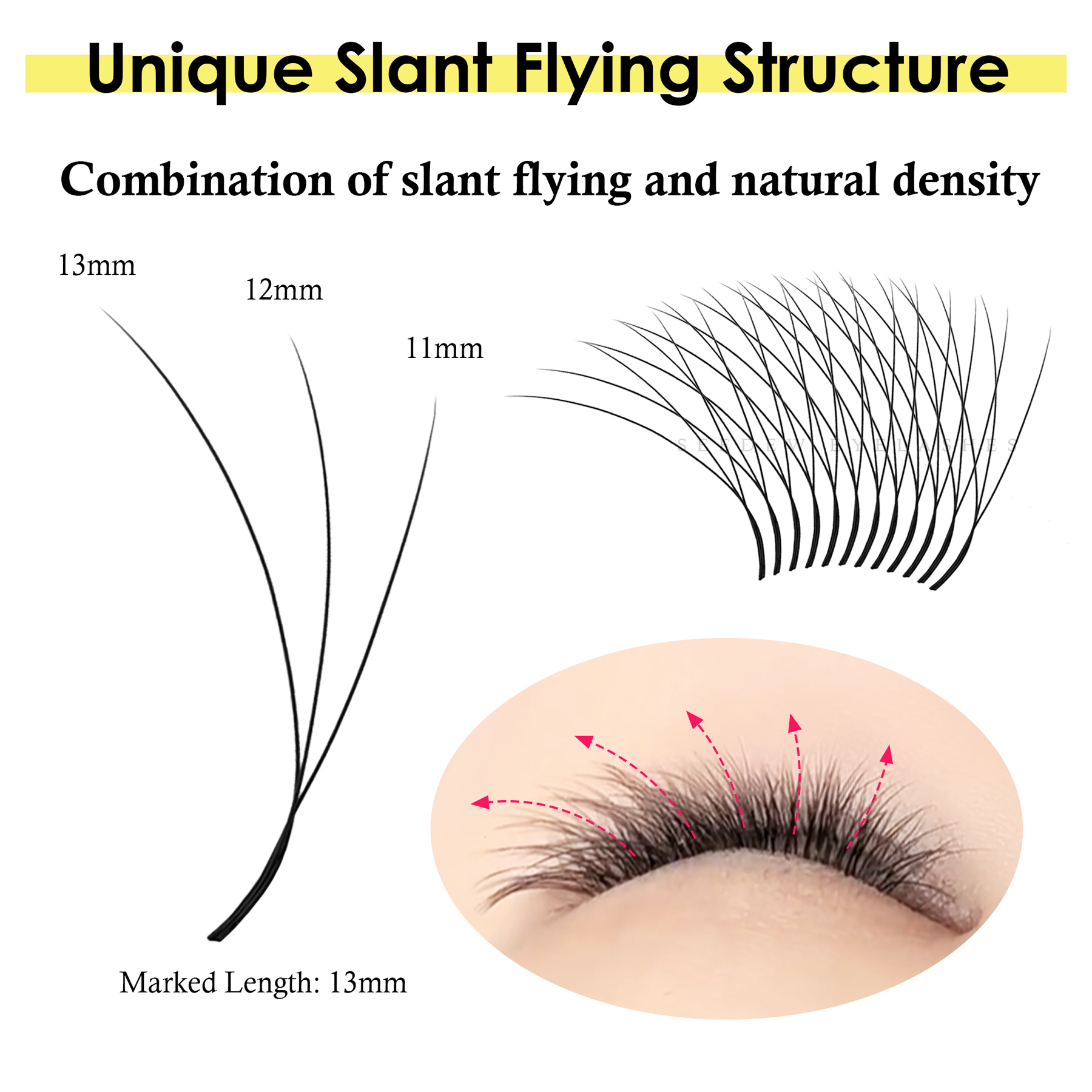 SEEDEW Fox 3D 4D Eyelash Exten - Eyelash Extension Fox Eye recensione e prezzo