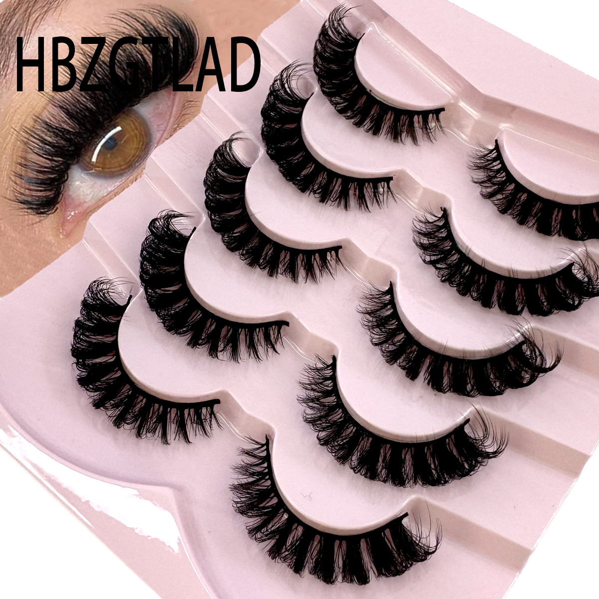 HBZGTLAD 3D natural cat eye fl - Eyelash Extension Cat Eye Wispy recensione e prezzo