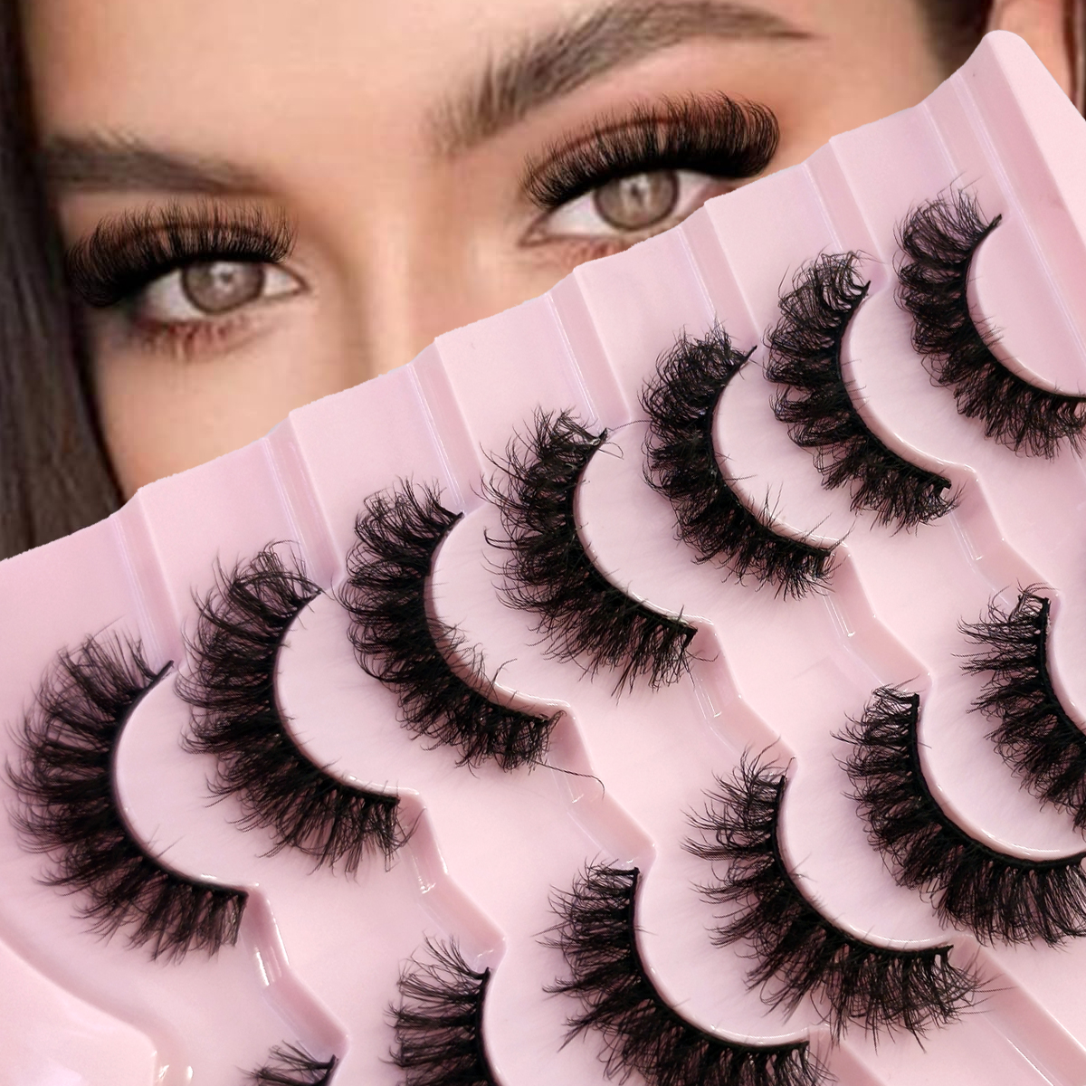 Cat Eye Eyelashes 3D Natural F - Eyelash Extension Cat Eye Wispy recensione e prezzo