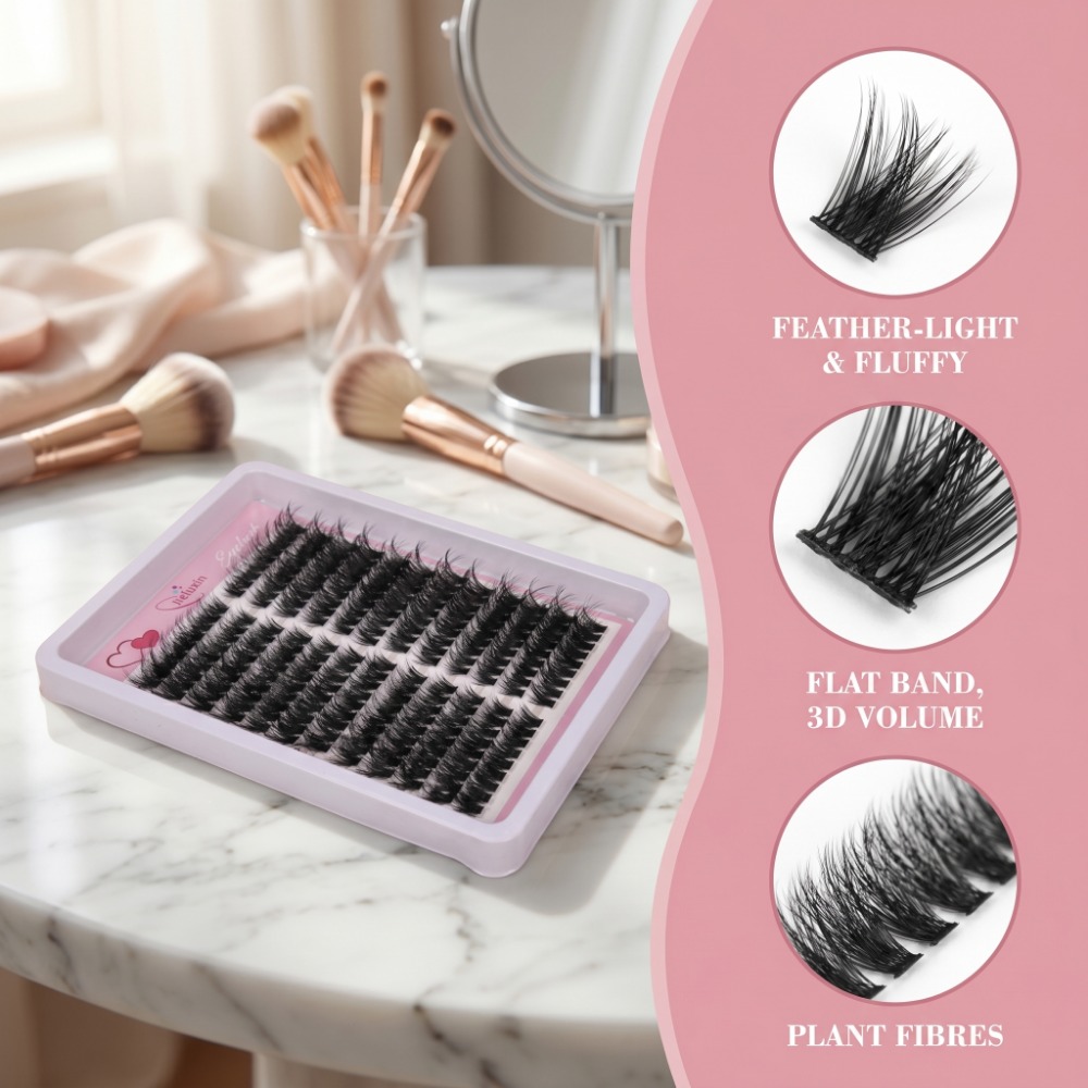 Lashes Clusters Cat Eye Eyelas - Eyelash Extension Cat Eye Wispy recensione e prezzo