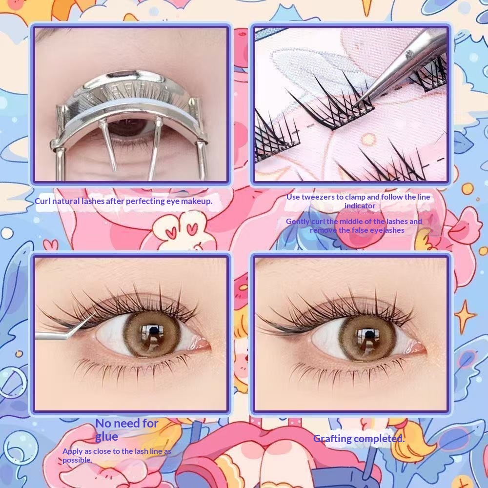 120 Clusters No Need Glue Fals - Eyelash Extension Fox Eye recensione e prezzo