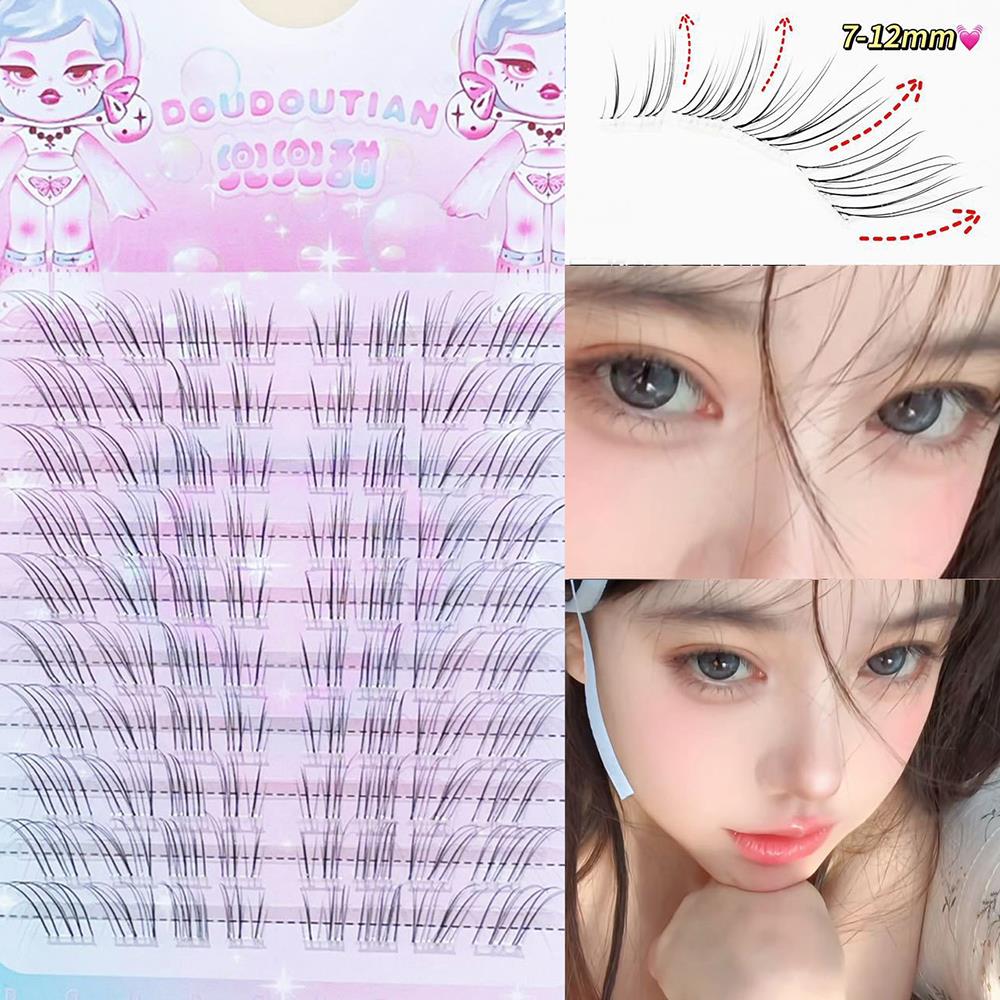 Fox Eye False Eyelashes Cluste - Eyelash Extension Fox Eye recensione e prezzo