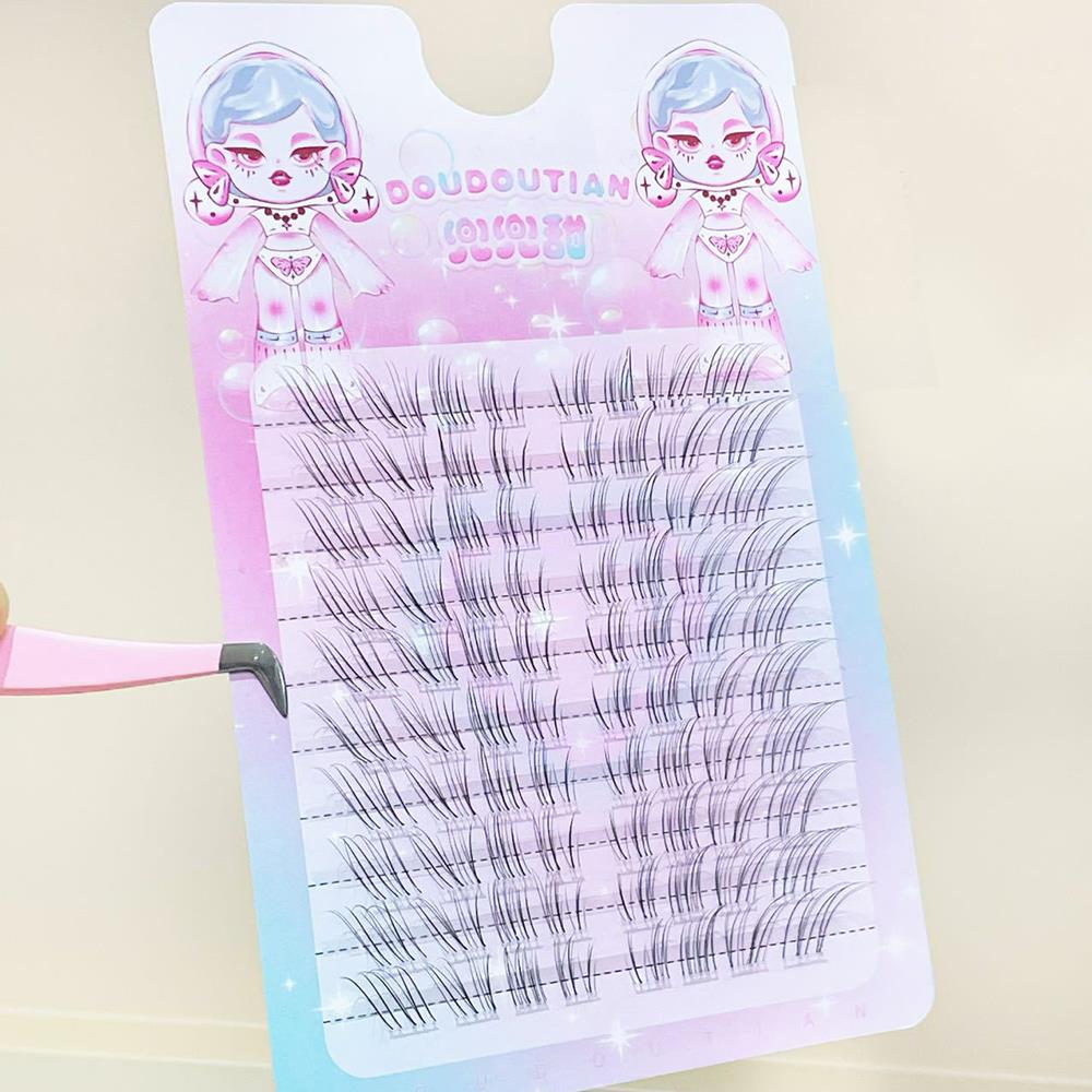 Fox Eye False Eyelashes Cluste - Eyelash Extension Fox Eye recensione e prezzo