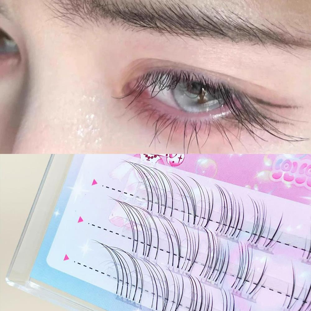 Fox Eye False Eyelashes Cluste - Eyelash Extension Fox Eye recensione e prezzo