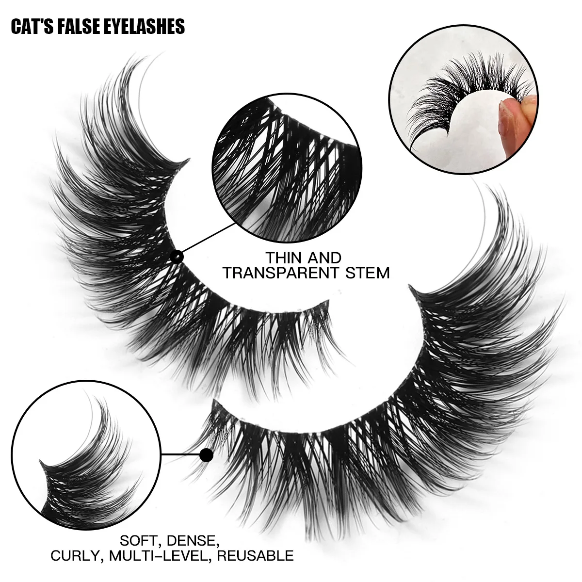 New Transparent Terrier Fox Ey - Eyelash Extension Fox Eye recensione e prezzo
