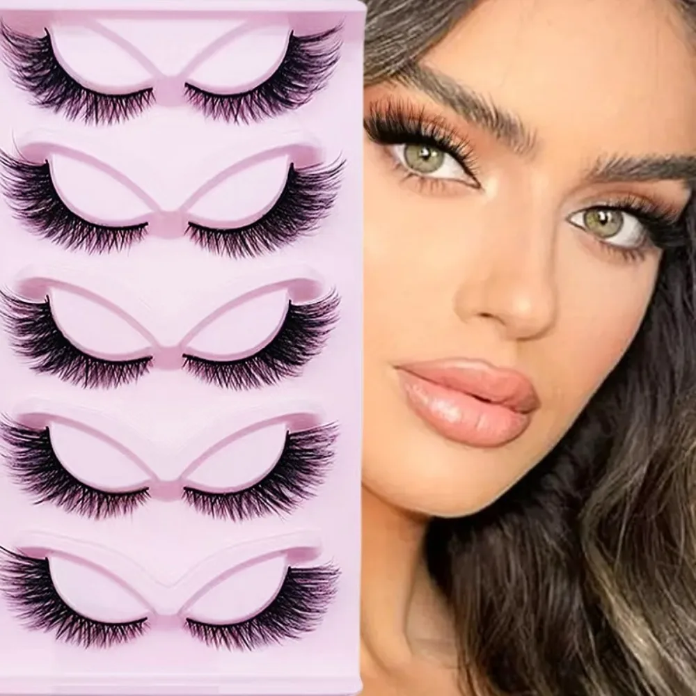 5 Pairs Cat Eye Lashes Wispy F - Eyelash Extension Cat Eye Wispy recensione e prezzo