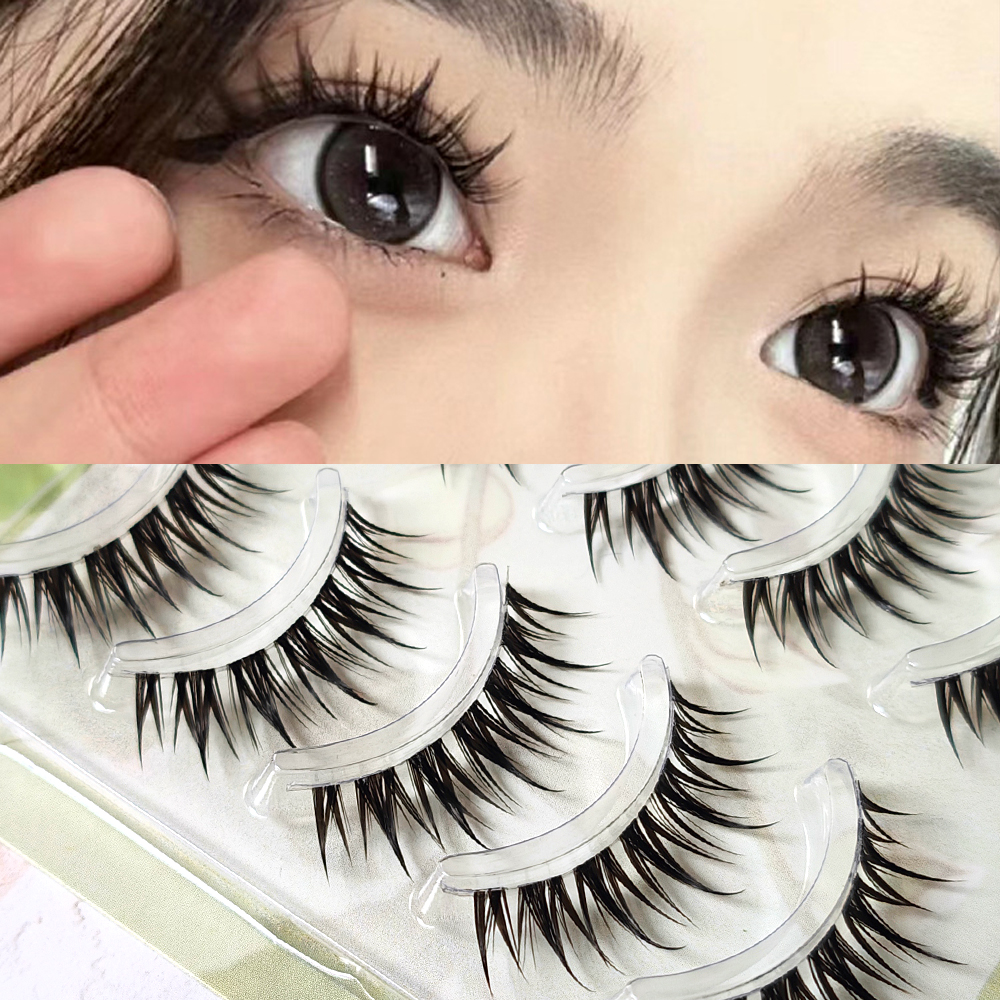 5 Pairs Natural Cat Eye False  - Eyelash Extension Cat Eye Wispy recensione e prezzo