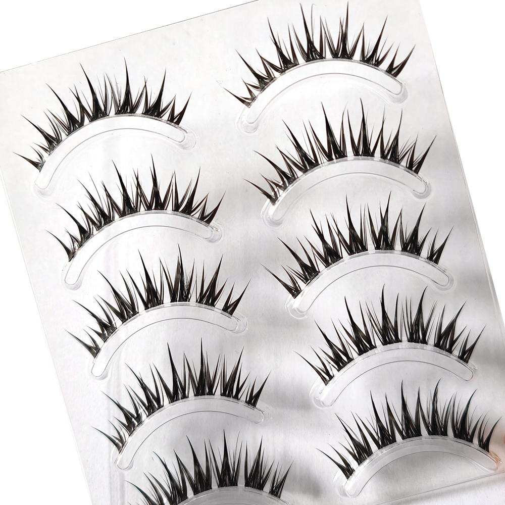 5 Pairs Natural Cat Eye False  - Eyelash Extension Cat Eye Wispy recensione e prezzo