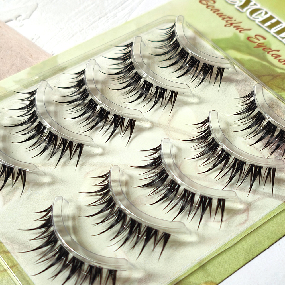 5 Pairs Natural Cat Eye False  - Eyelash Extension Cat Eye Wispy recensione e prezzo