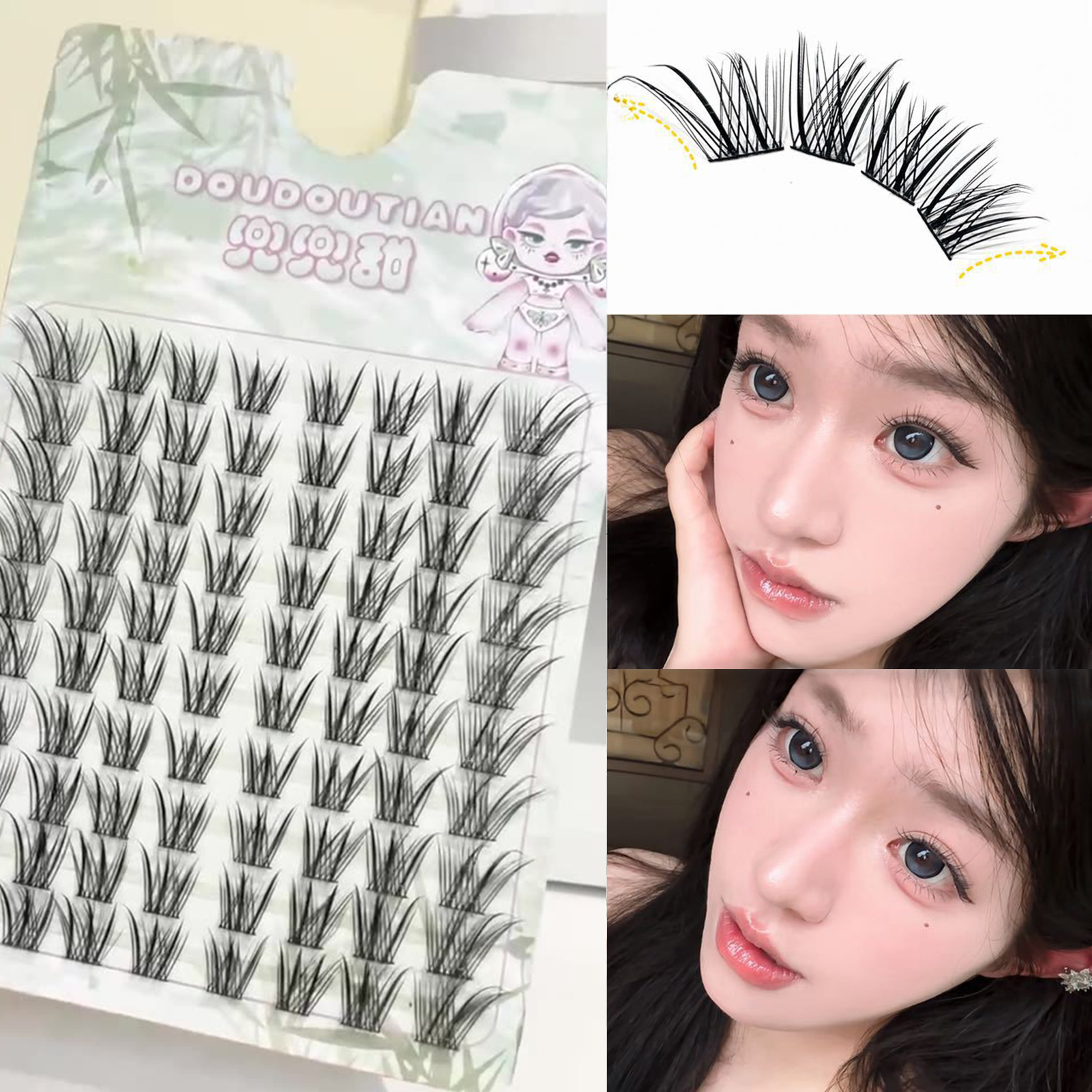 New Chinese Style Foxes Fluffy - Eyelash Extension Fox Eye recensione e prezzo