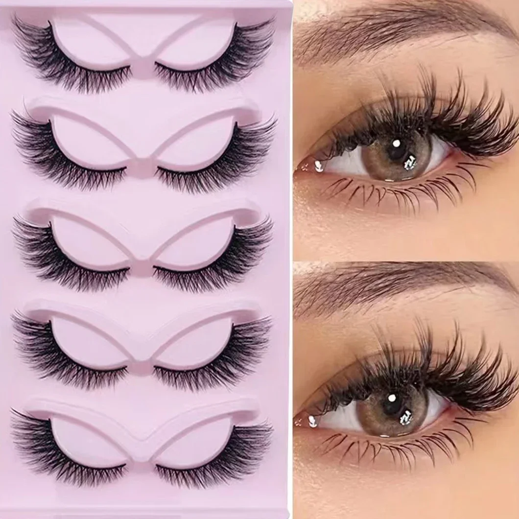 5 Pairs Cat Eye Lashes Wispy F - Eyelash Extension Cat Eye Wispy recensione e prezzo