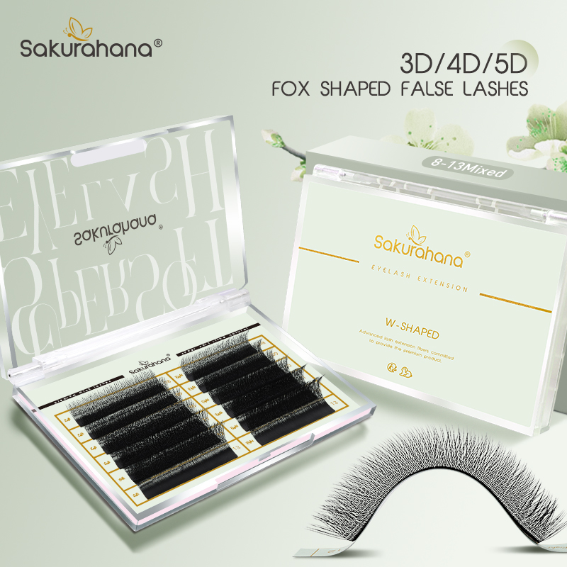SAKURAHANA Fox 3D 4D 5D Shaped - Eyelash Extension Fox Eye recensione e prezzo