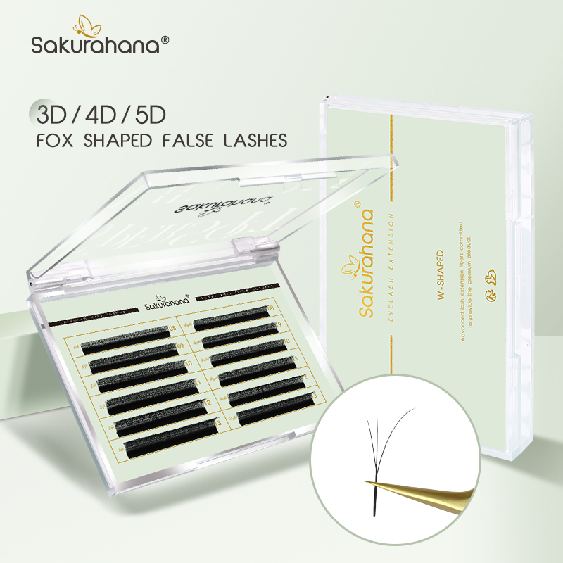 SAKURAHANA Fox 3D 4D 5D Shaped - Eyelash Extension Fox Eye recensione e prezzo