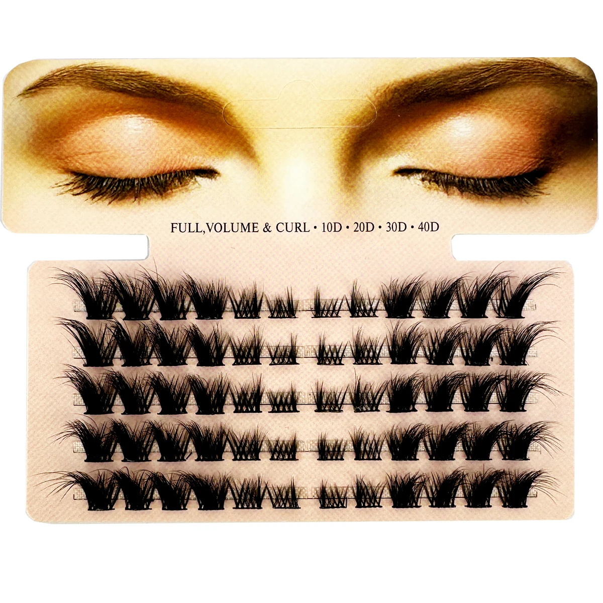 Mix 3D Fluffy Single Cluster E - Eyelash Extension Fox Eye recensione e prezzo