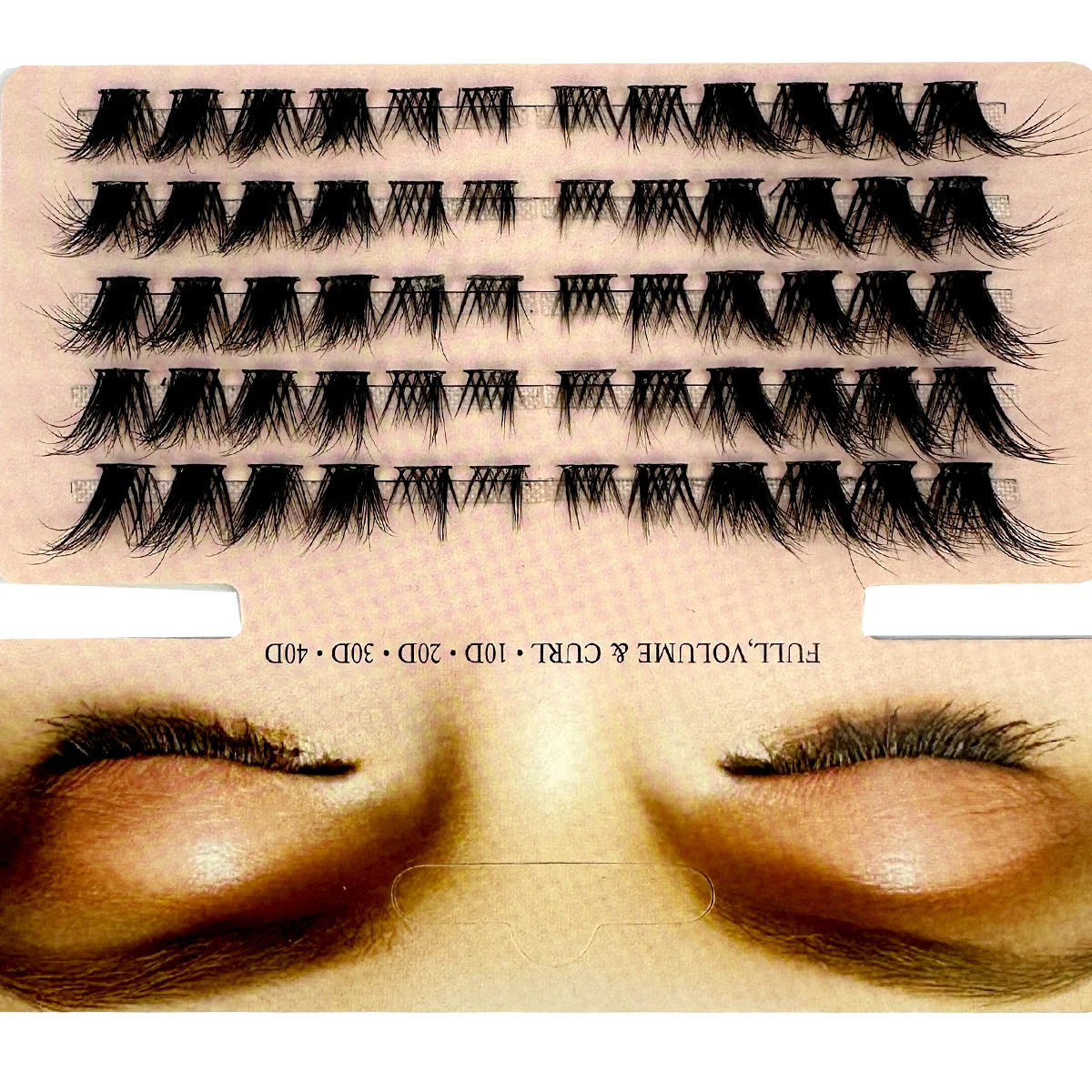 Mix 3D Fluffy Single Cluster E - Eyelash Extension Fox Eye recensione e prezzo