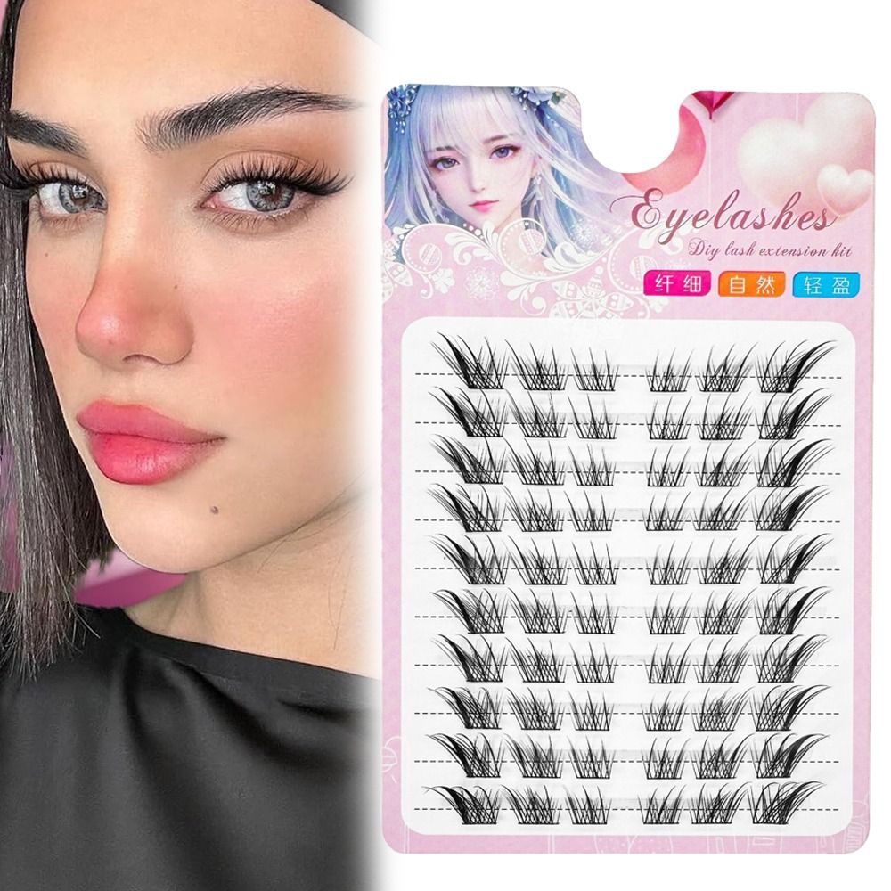 Women Beauty 3D Cat Eye Cluste - Eyelash Extension Fox Eye recensione e prezzo